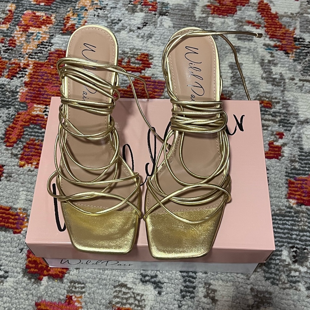 Wild Pair Golden Heels